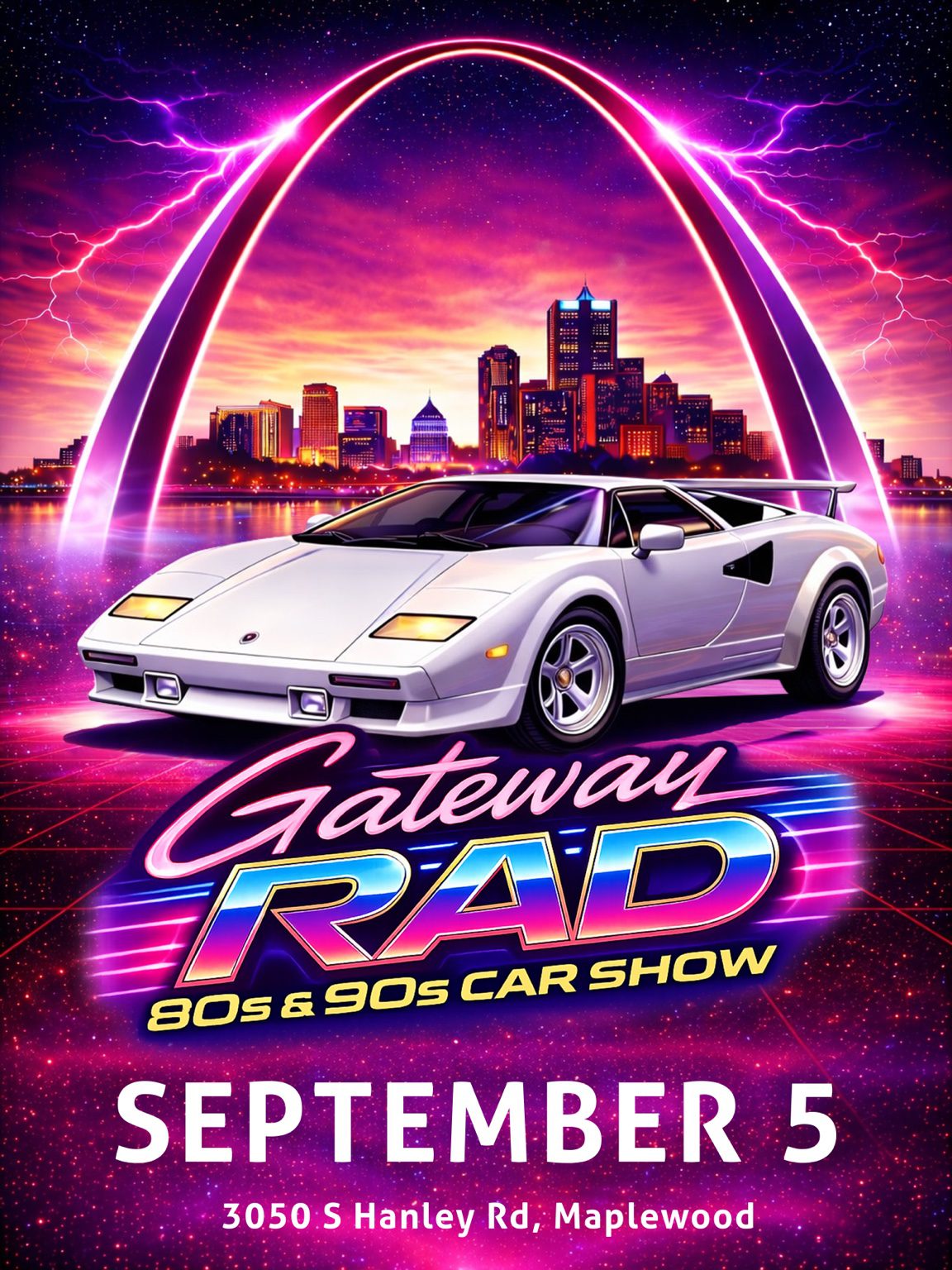 Gateway RAD Countach poster